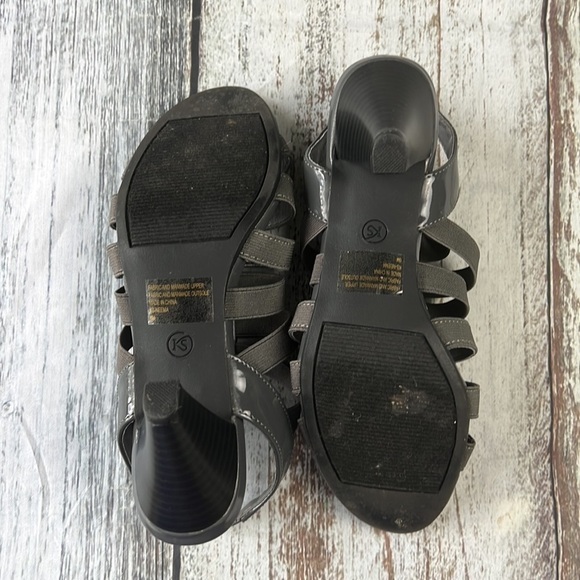 KAREN (KS) SCOTT NEEMA Gray Womens Beaded Strapped Shoe 6M - Picture 6 of 9